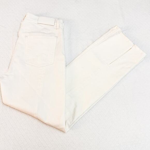 7 for all Mankind Easy Boot White Denim Jeans Size 31 - Picture 9 of 9